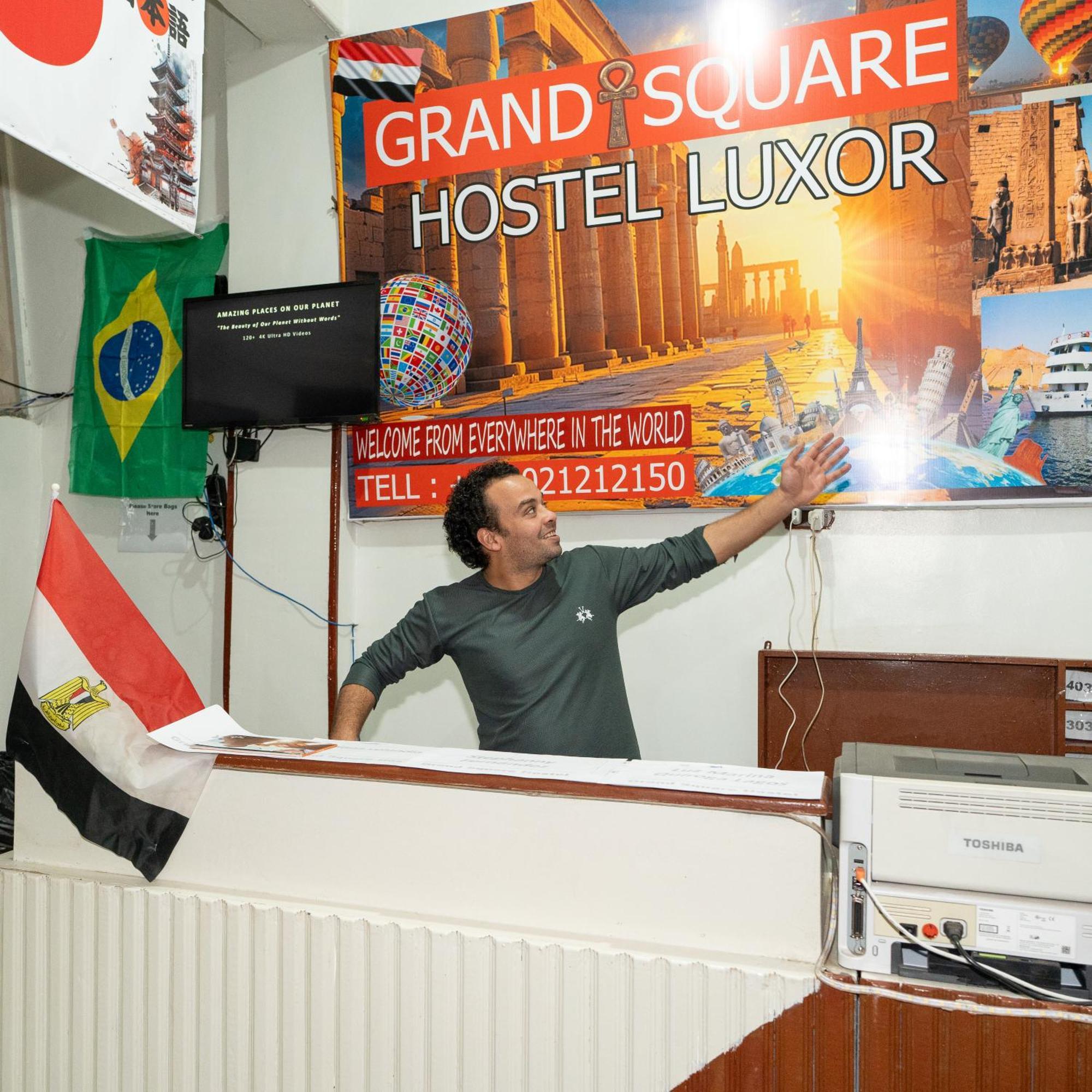 Grand Square Hostel Luxor Esterno foto