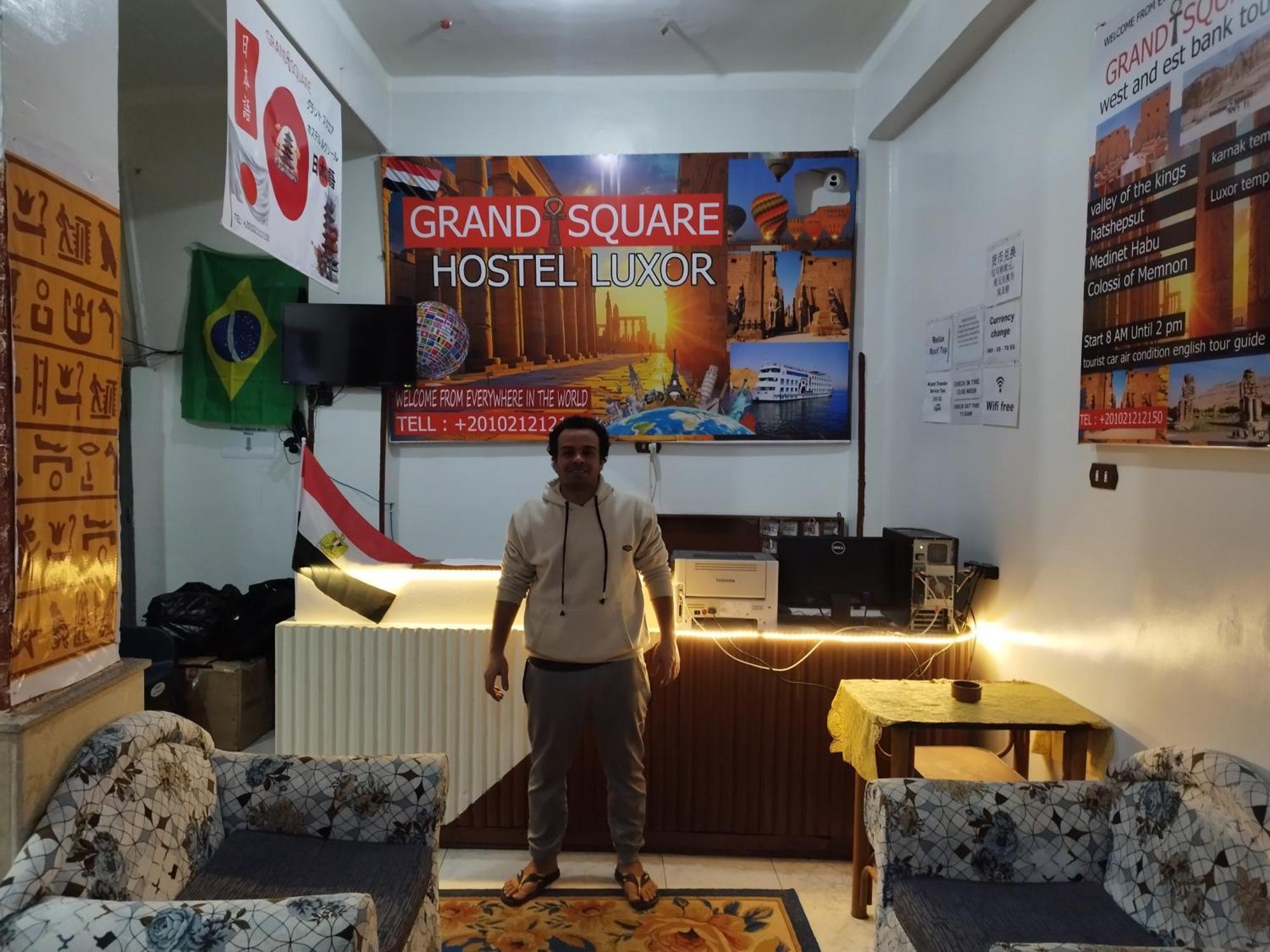 Grand Square Hostel Luxor Esterno foto