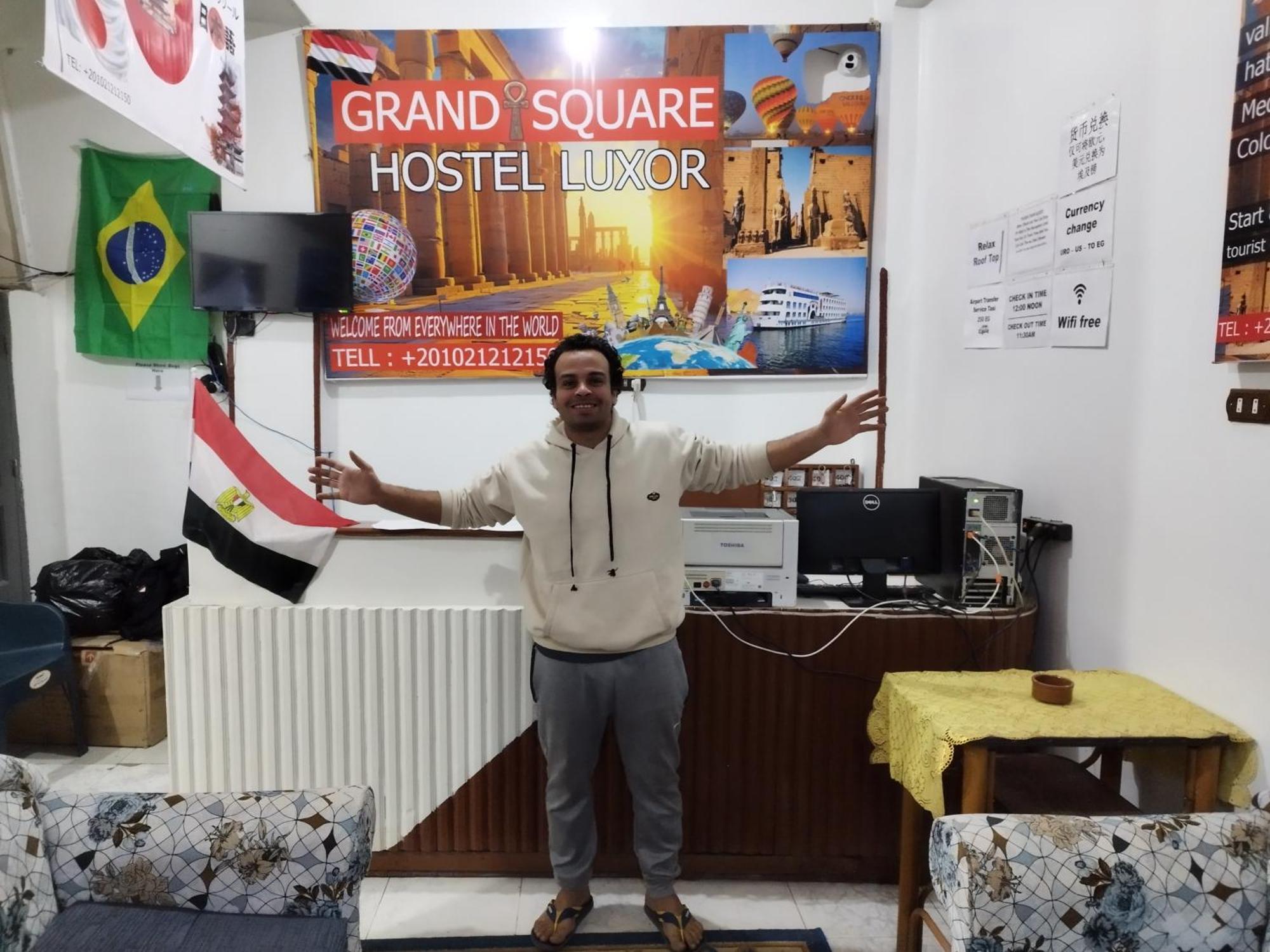 Grand Square Hostel Luxor Esterno foto